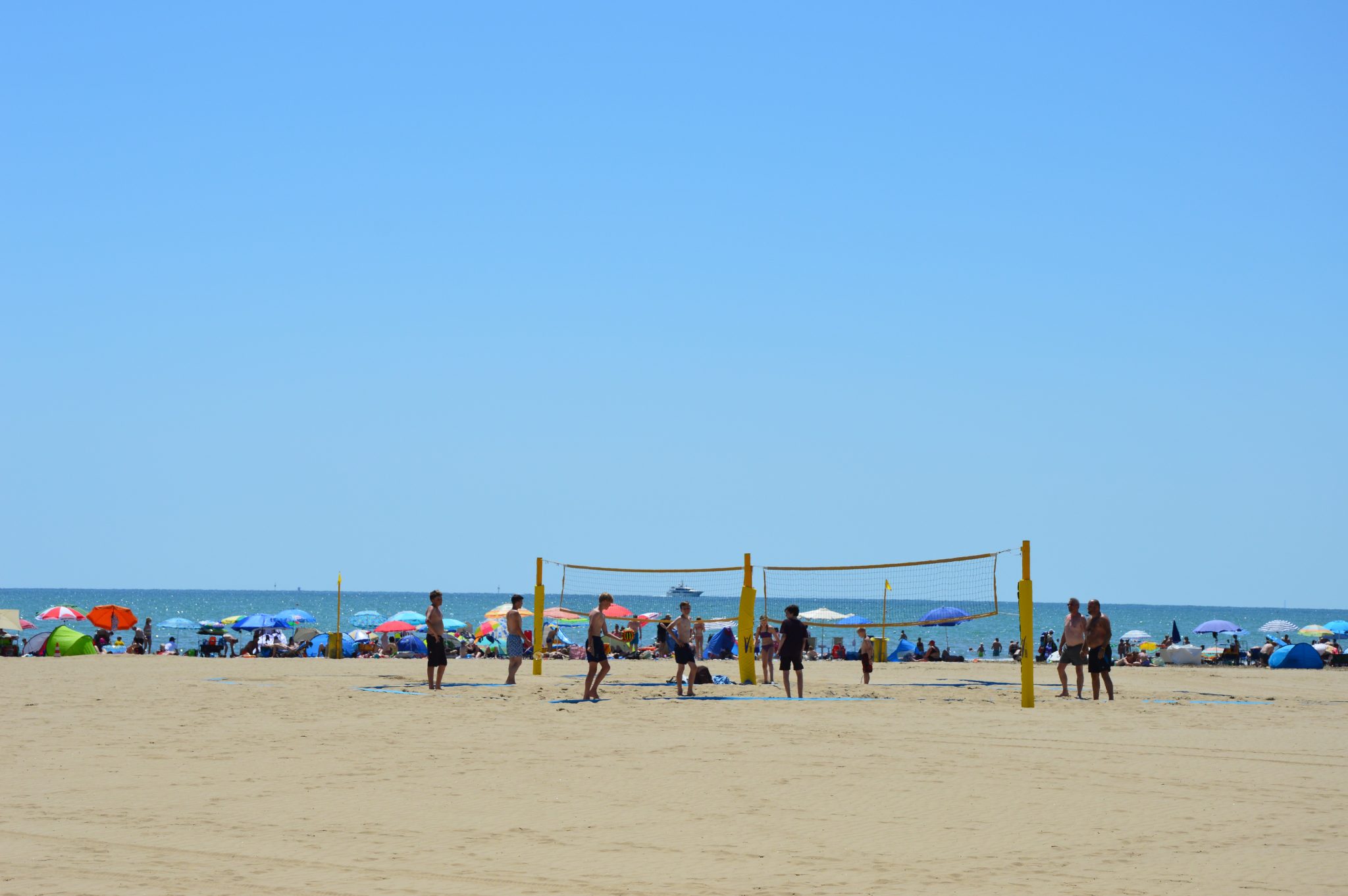 Beachvolley ball Italien_MarinadiVenezia_Strand