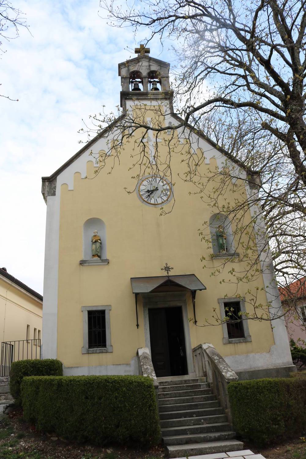 Traditionsreiche Kirche in Lipica.