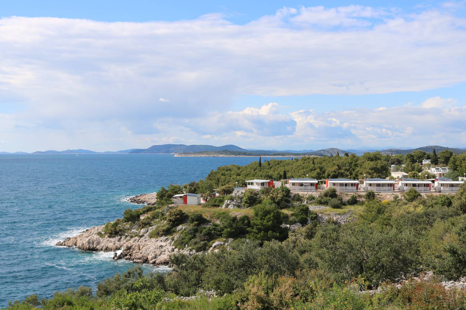 Wunderschöne Lage über dem kroatischen Meer.