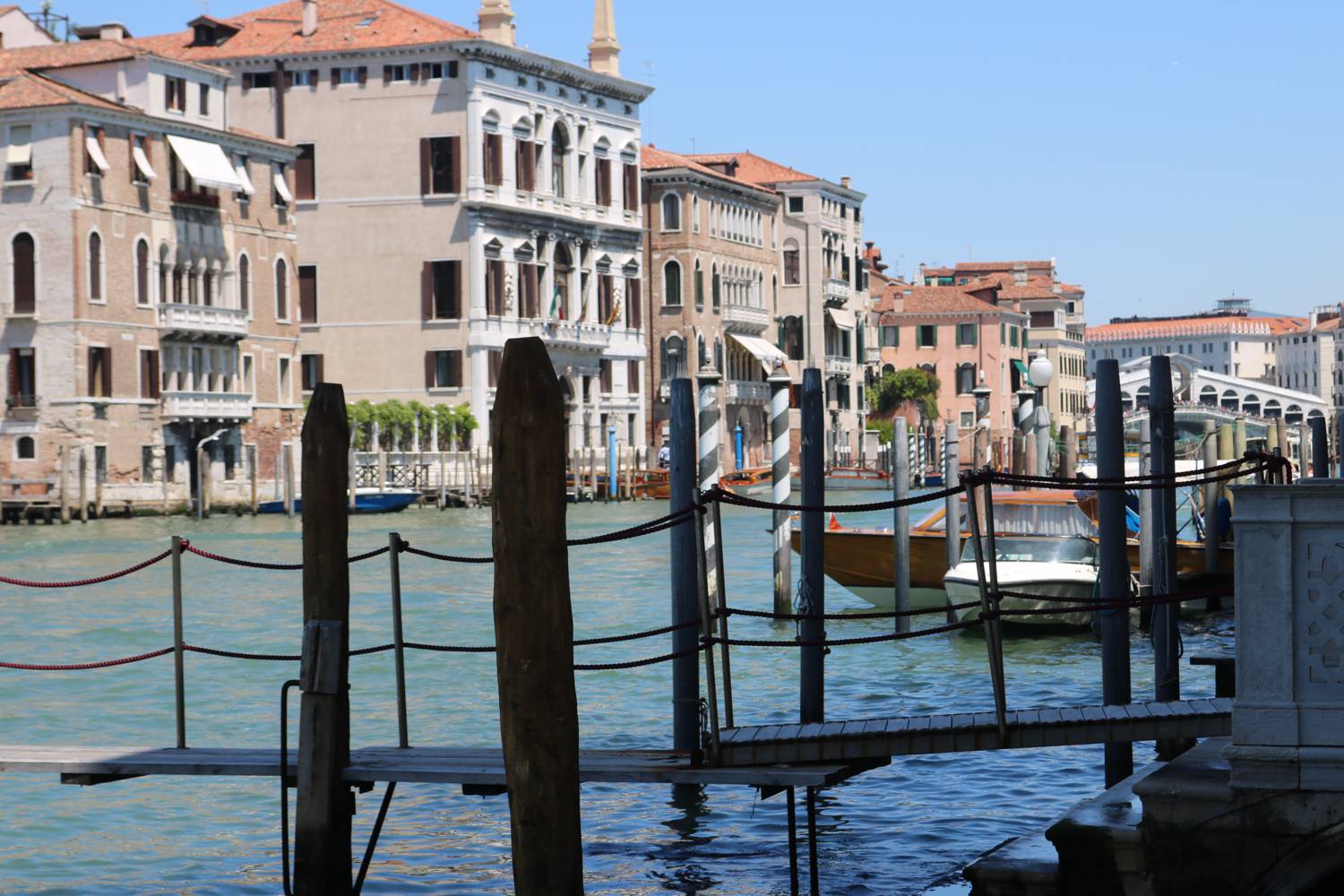 Der größte Wasserweg in Venedig.